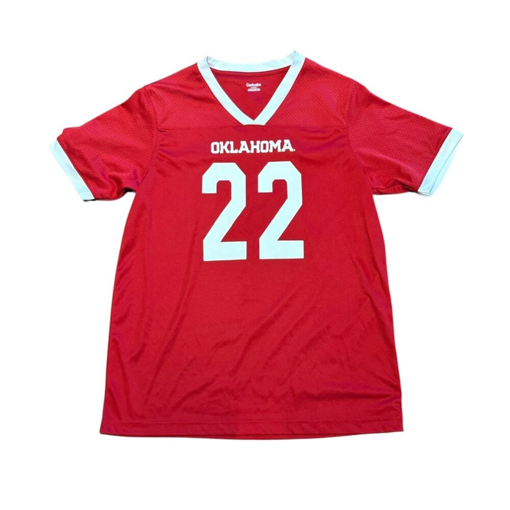 OU University of Oklahoma Red Women's Large Short Sleeve Jersey by Captivating